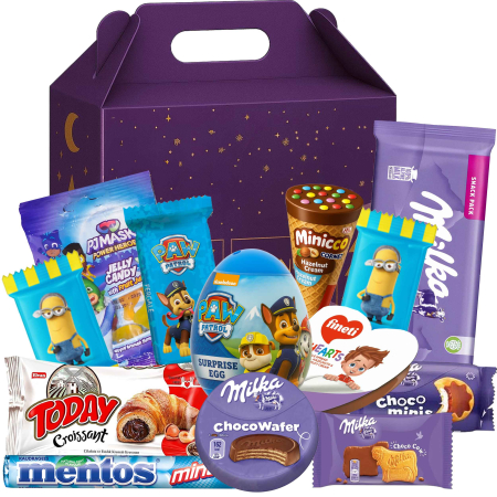Cosuri Cadou de Sarbatori - Coș Cadou Copii Milka Magic Gift