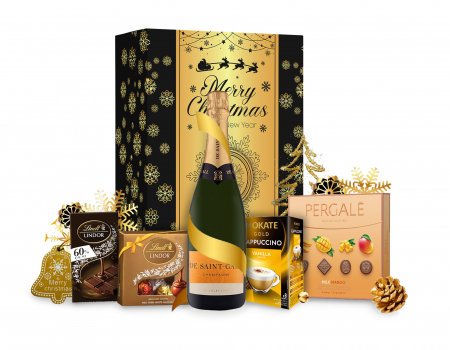 Cosuri Cadou Femei - Coș Cadou Crăciun Elite Prestige