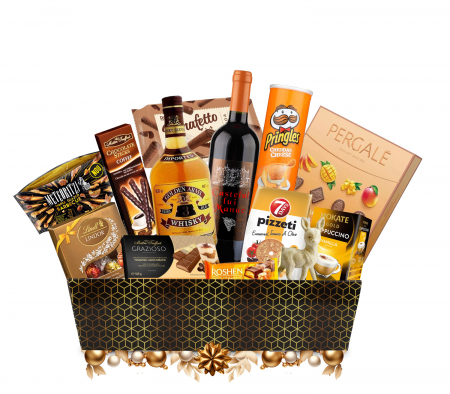 Cosuri Family - Coș Cadou Crăciun Family Pack Gold Edition