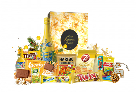 Cosuri Family - Coș Cadou Copii Crăciun Spongebob