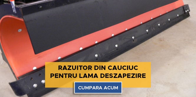 Razuitoare din cauciuc pentru lame deszapezire