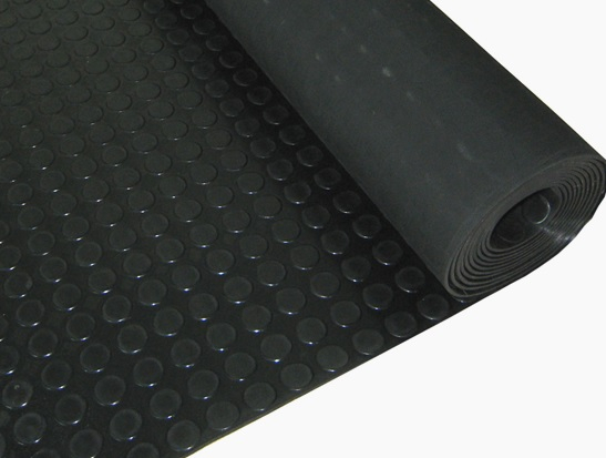 Covor din cauciuc antiderapant cu buline, 3mm grosime,2000mm latime [2]