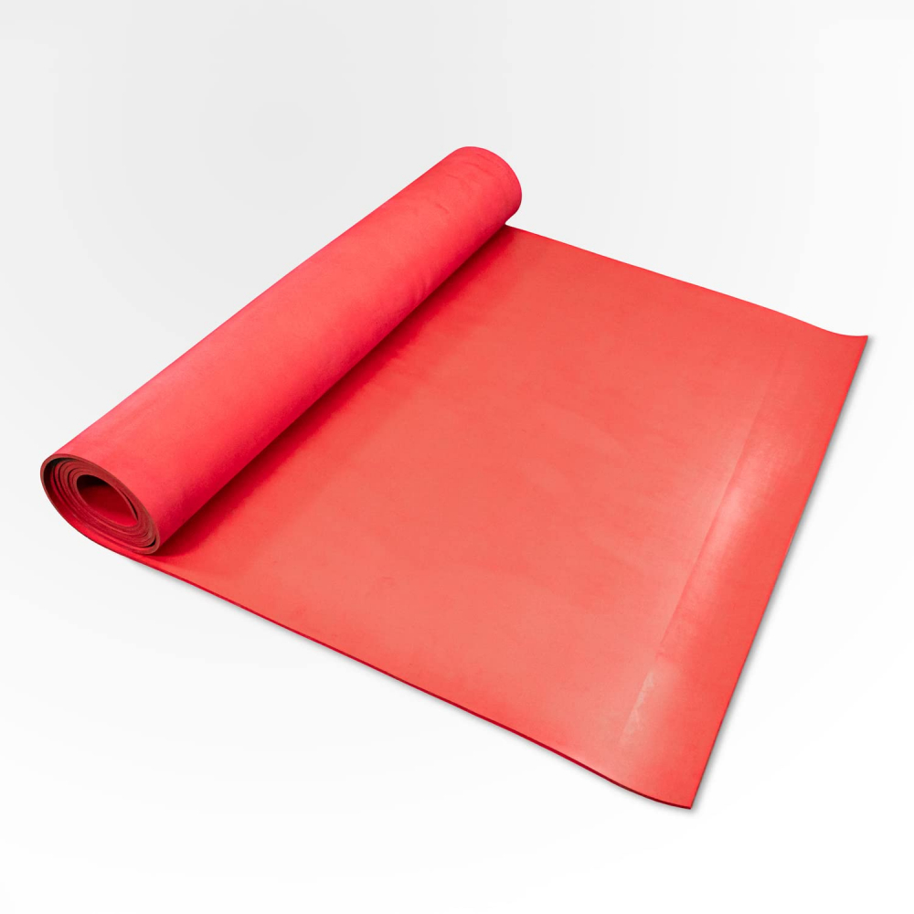 Placa din cauciuc siliconic MVQ60 rosu - 2mm grosime, 1200mm latime [3]