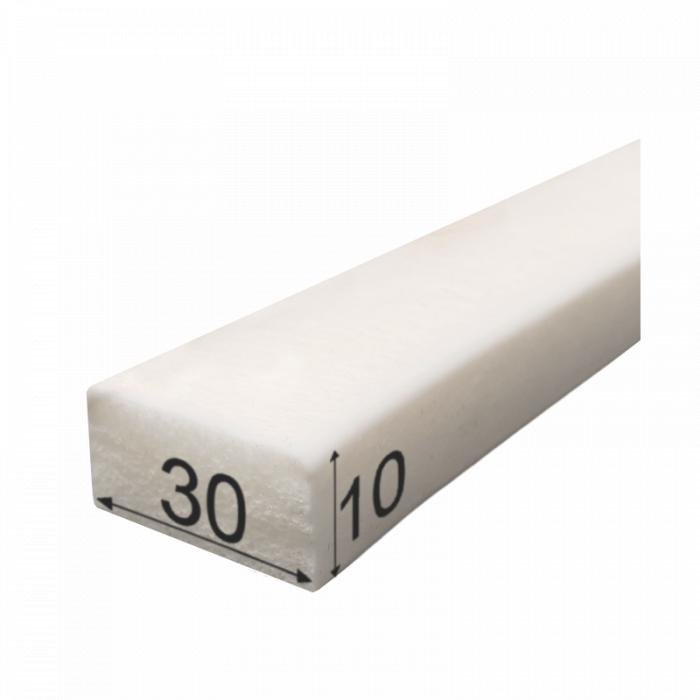 Snur dreptunghiular cauciuc siliconic buretos, autoadeziv, 10x30mm [2]