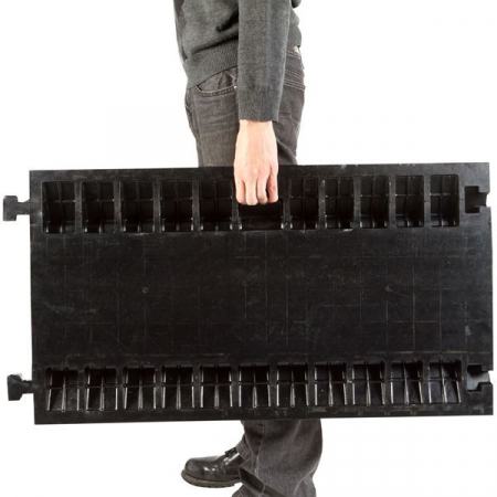 Limitator de viteza cu trecere pentru cabluri, 5 canale, 90 x 50 x 5,5cm [6]