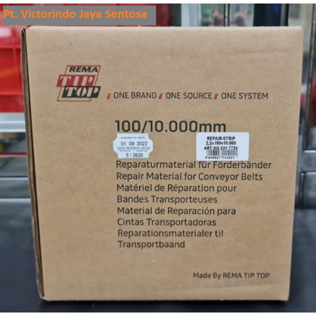 Banda reparatie 100mm Rema Tip Top Repair strip, fara insertie textila, pentru benzi transportoare [2]