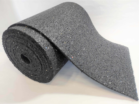 Covor din granule de cauciuc - Covor antialunecare pentru asigurare incarcatua/marfa - 3x250x5000mm