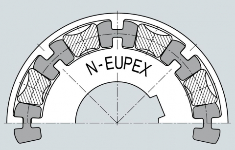Cuplaj elastic Flender N-Eupex marimea 250 - 2LC0101-2WA00-0AA0 - Arte Rubber [4]