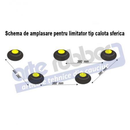 Limitator de viteza tip calota sferica D200x50mm [3]
