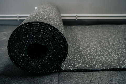 Pardoseală sport granule cauciuc 6mm – EPDM albastru | Premium [2]