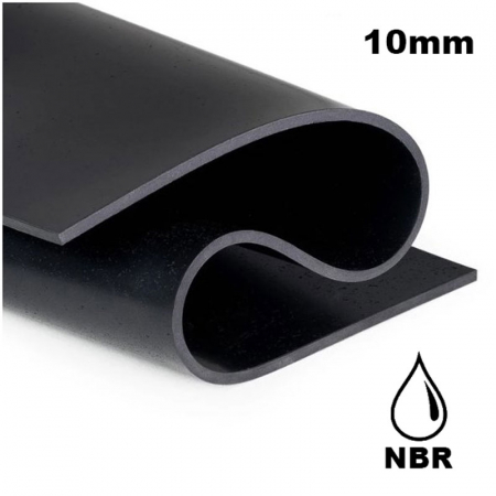 Placă cauciuc NBR economic 10mm – rezistentă la produse petroliere | 1200mm [1]
