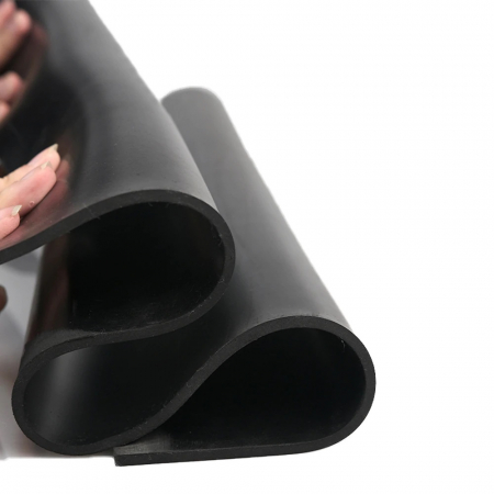 Placa tehnica cauciuc SBR - 1mm grosime, lis, negru, 1400mm latime [3]