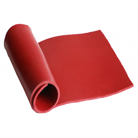 Placa tehnica cauciuc SBR rosu - 5mm grosime, lis, negru, 1400mm latime [1]