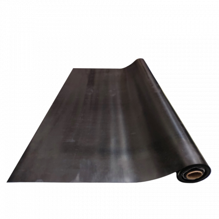 Cauciuc EPDM - Placa tehnica cauciuc EPDM - 3mm grosime, lis, negru, 1200mm latime