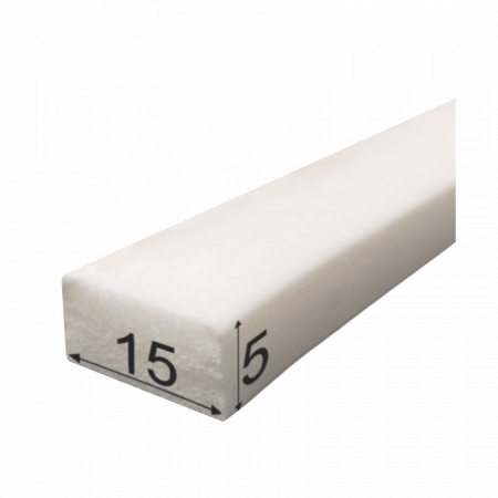 Snur dreptunghiular cauciuc siliconic buretos, autoadeziv, 5x15mm [1]