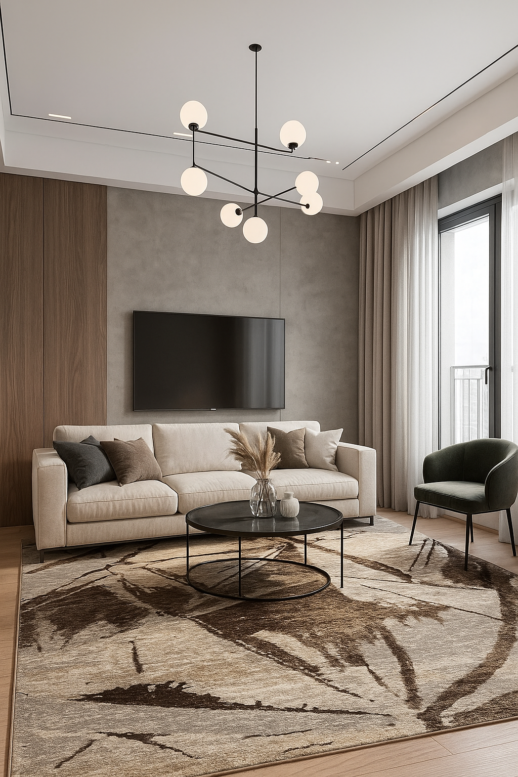 🏡 Cum alegi covorul perfect pentru un living mic – 5 reguli esențiale