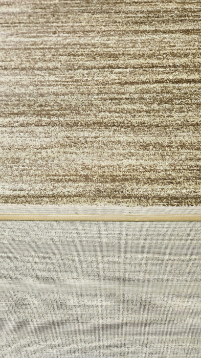 COVOR cu fir scurt crem maro mediu, model chenar [3]