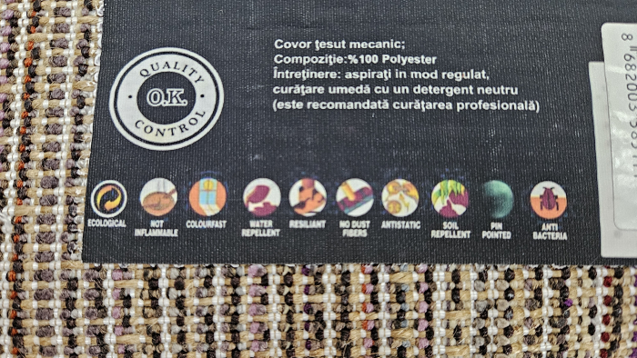 Covor foarte pufos din mătase, maro ciocolatiu [4]
