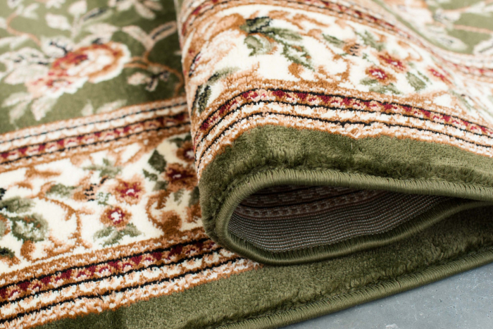 Covor gros clasic, model floral, verde - Copie [5]