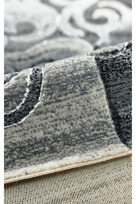 Covor gros elegant, gri negru [3]