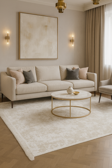 Covor living modern, CREM ALBICIOS , 940A [1]