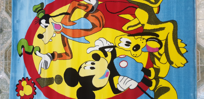 COVOR Mickey Mouse si gașca, albastru [3]