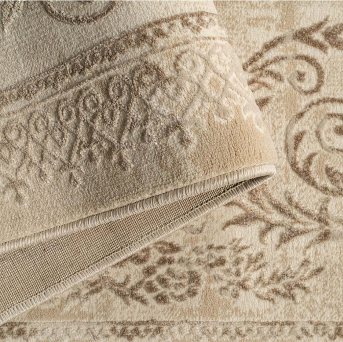 Covor clasic model medalion crem, 150x230 cm [2]