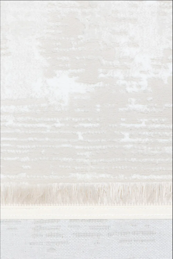 Covor modern cu franjuri delicati, CREM ALBICIOS, 939A [3]