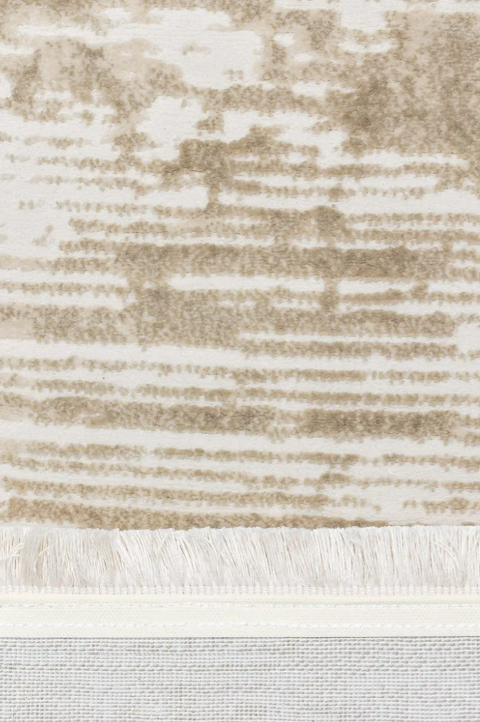 Covor modern cu franjuri delicati, BEJ MARO DESCHIS, 939A [3]