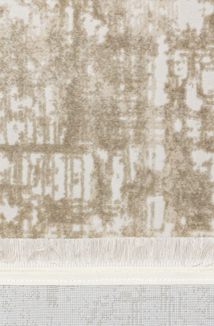 Covor modern cu franjuri delicati, CREM MARO DESCHIS, 935A [3]