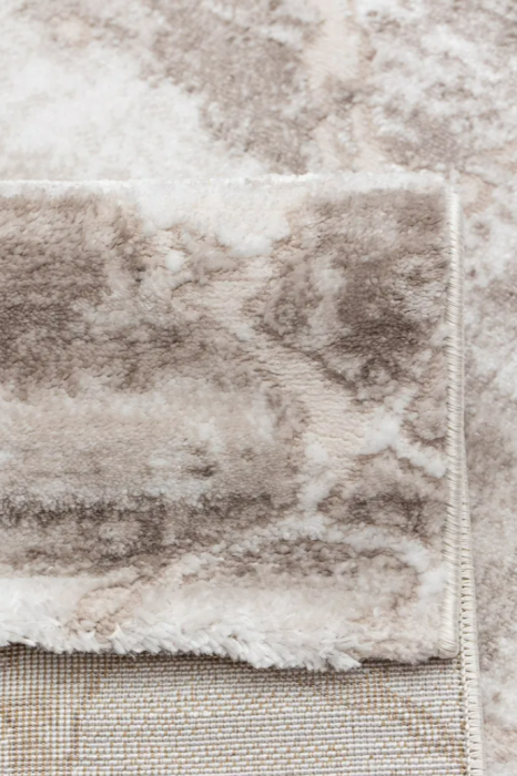 Covor modern simplist, crem maro, model Marble [2]