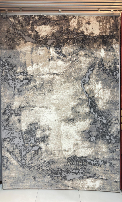 Covor modern, simplist gri crem, 200x400 cm [2]