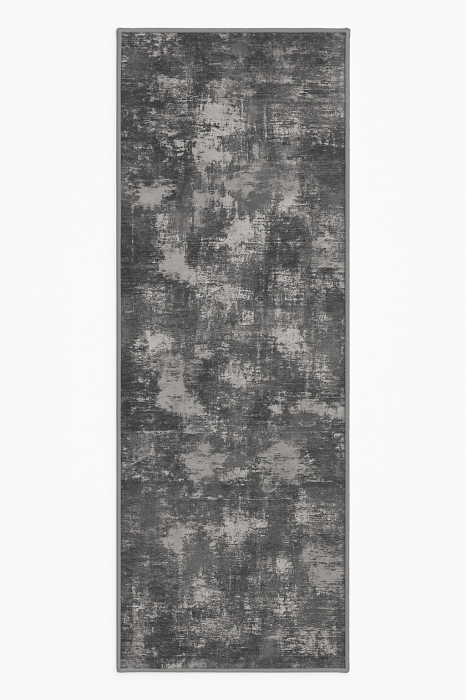 Covor modern, simplist negru gri [1]