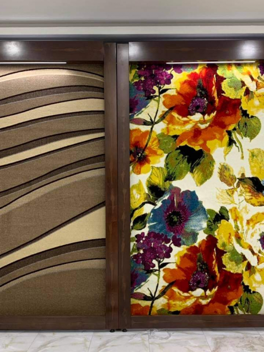 Covor multicolor model flori [4]