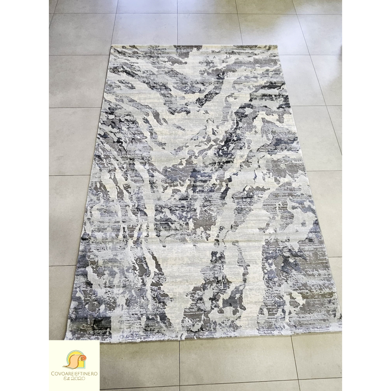 Covor premium modern, gri [2]