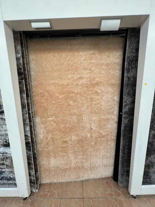COVOR pufos cu fir lung mătăsos, crem galbui [2]