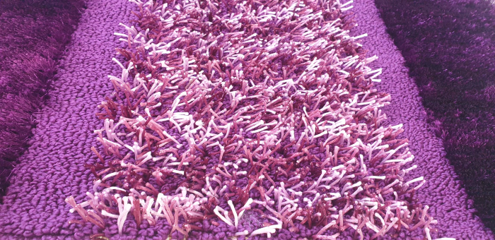 COVOR PUFOS MATASE, mov cu alb, 200×300 cm [2]