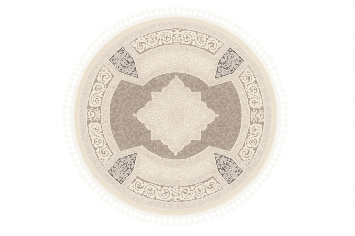 Covor rotund deosebit cu franjuri ROMBO [1]