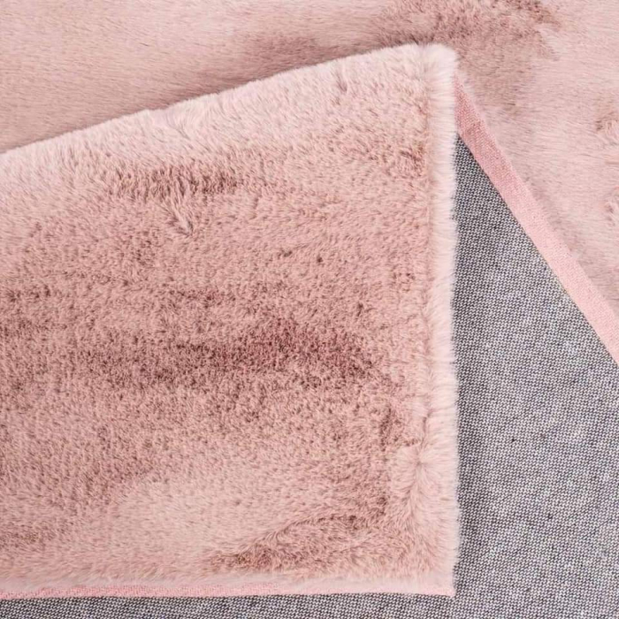 COVOR roz blană de iepure SOFT TOUCH [2]