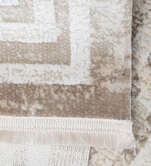 Covor York acrilic 100% ,crem bej, 80x150 cm [6]
