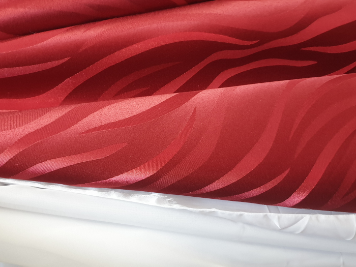 DRAPERIE roșu bordo zebra latime 2.80m [2]