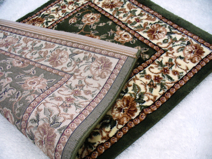 Covor gros clasic, model floral, verde - Copie [3]