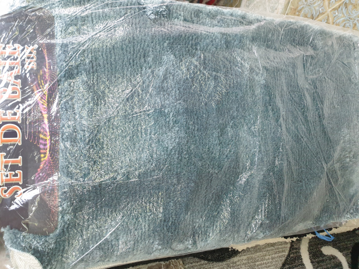 Set de baie turcoaz gama Lux super pufos,1x 60/100 cm + 1x 60/50 cm [2]
