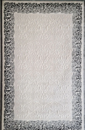 COVOARE DUPA DIMENSIUNI - COVOR 3D elegant, alb gri, grofat