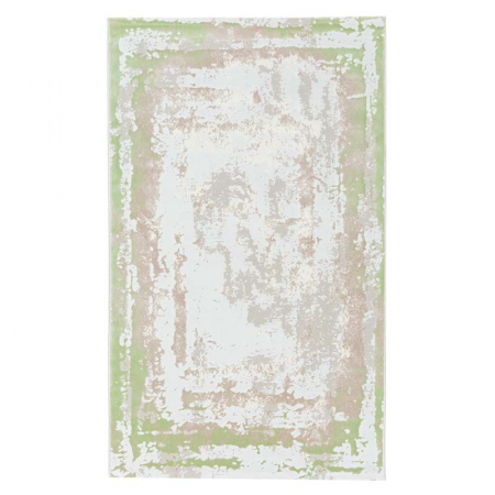 Covoare 150/235 - Covor bej verde crem, model chenar