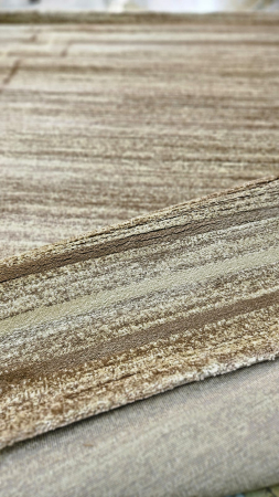 COVOR cu fir scurt crem maro mediu, model chenar [1]