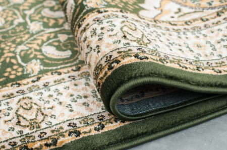 Covor gros clasic, model medalion, verde [2]