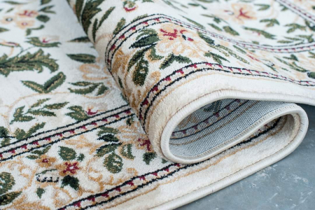 COVOR gros floral, crem verde bej [1]