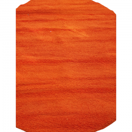 COVOARE cu FIR LUNG - Covor gros portocaliu tip shagy, 250/350, oval