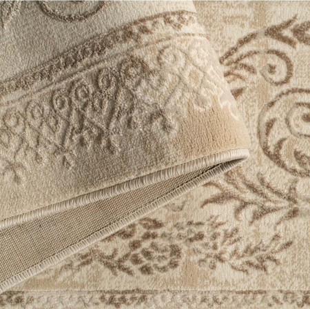 Covor clasic model medalion crem, 150x230 cm [1]